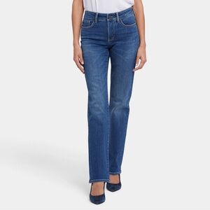 NYDJ Medium Denim Marilyn Jeans. Size 10 fits 12. Like new condition.